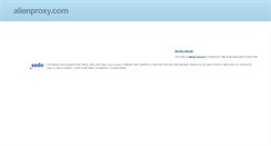 Desktop Screenshot of alienproxy.com